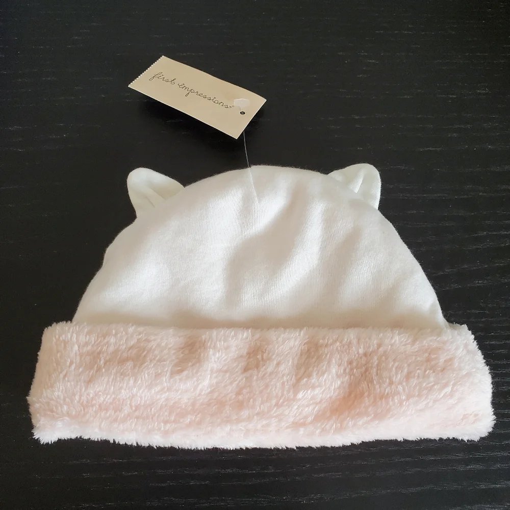 Baby girl cat hat 6 to 12m New